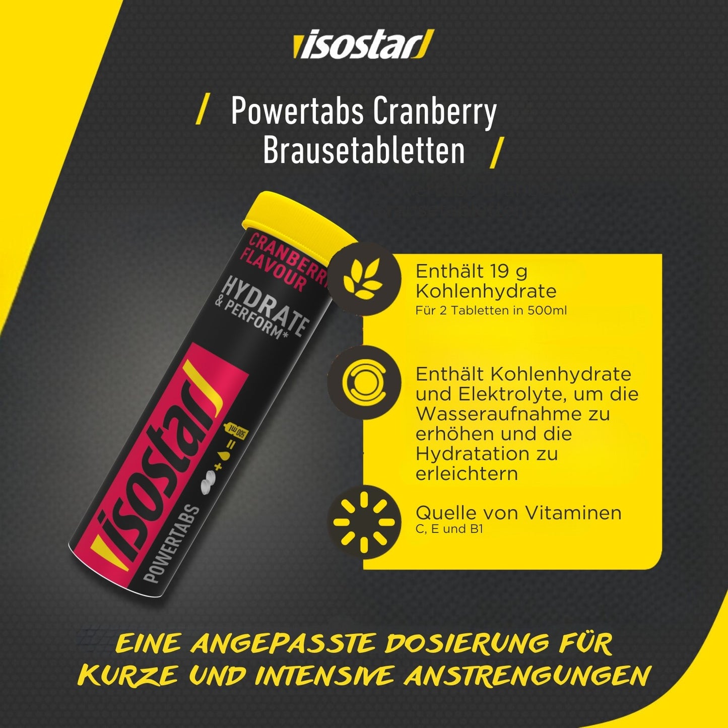 Layenberger Isostar Hydrate and Perform Powertabs Cranberry