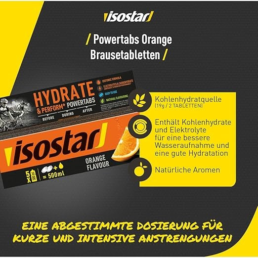 Layenberger Isostar Hydrate and Perform Powertabs Orange