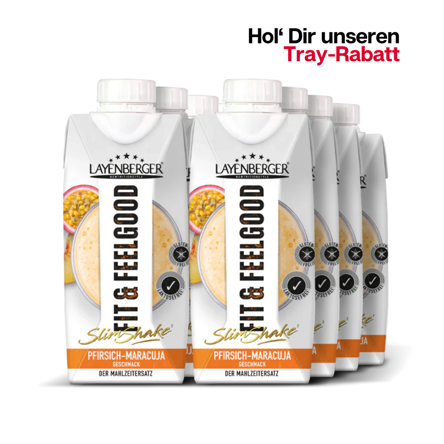 SLIM SHAKE FIXFERTIG Pfirsich-Maracuja