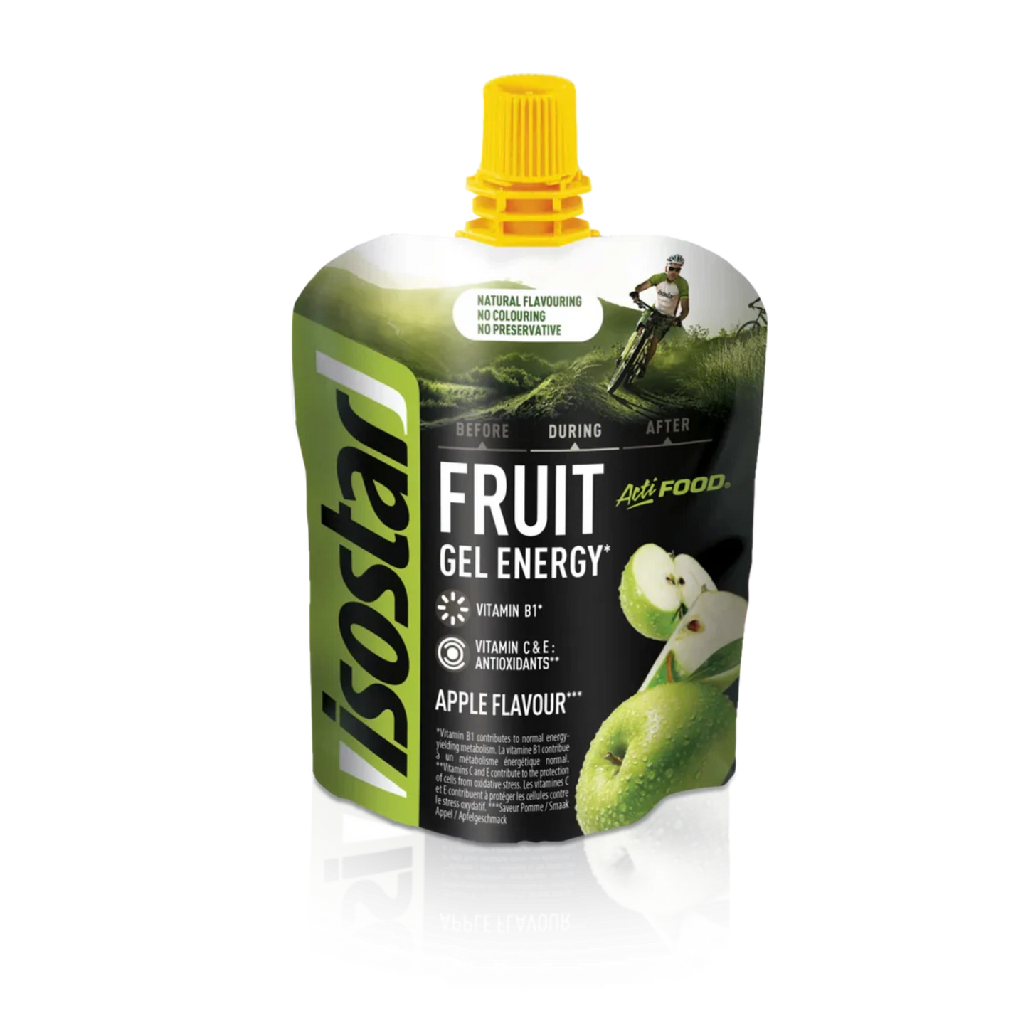 ISOSTAR ENERGY FRUIT GEL Apple box of 24