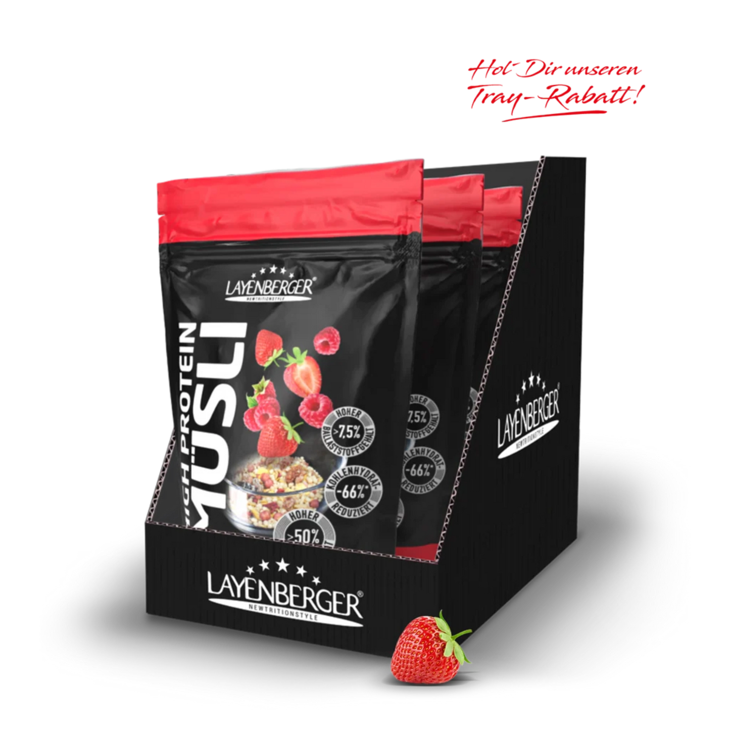 3K PROTEIN MÜSLI Rote Beeren Mix