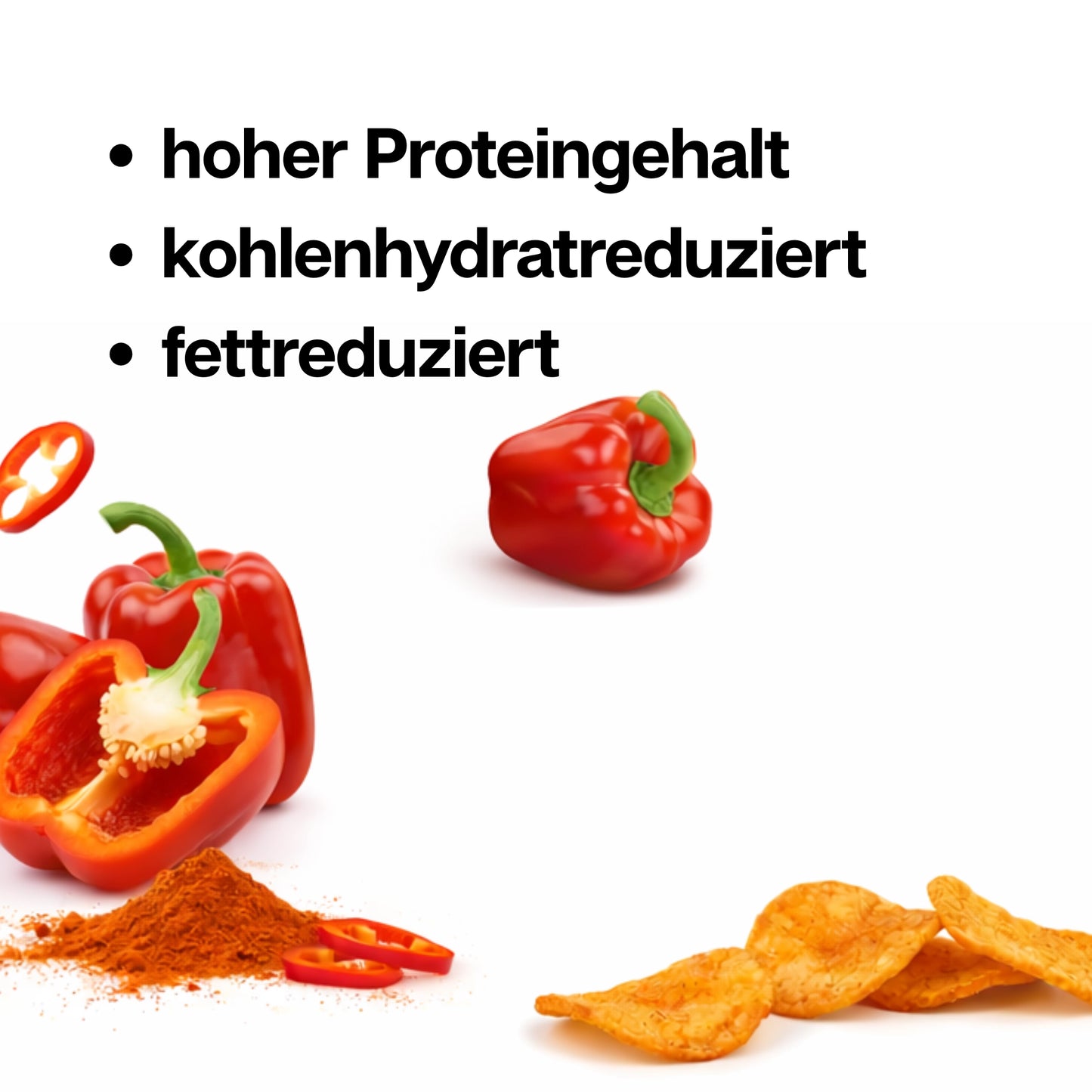 HIGH PROTEIN CHIPS Paprika 5er Karton