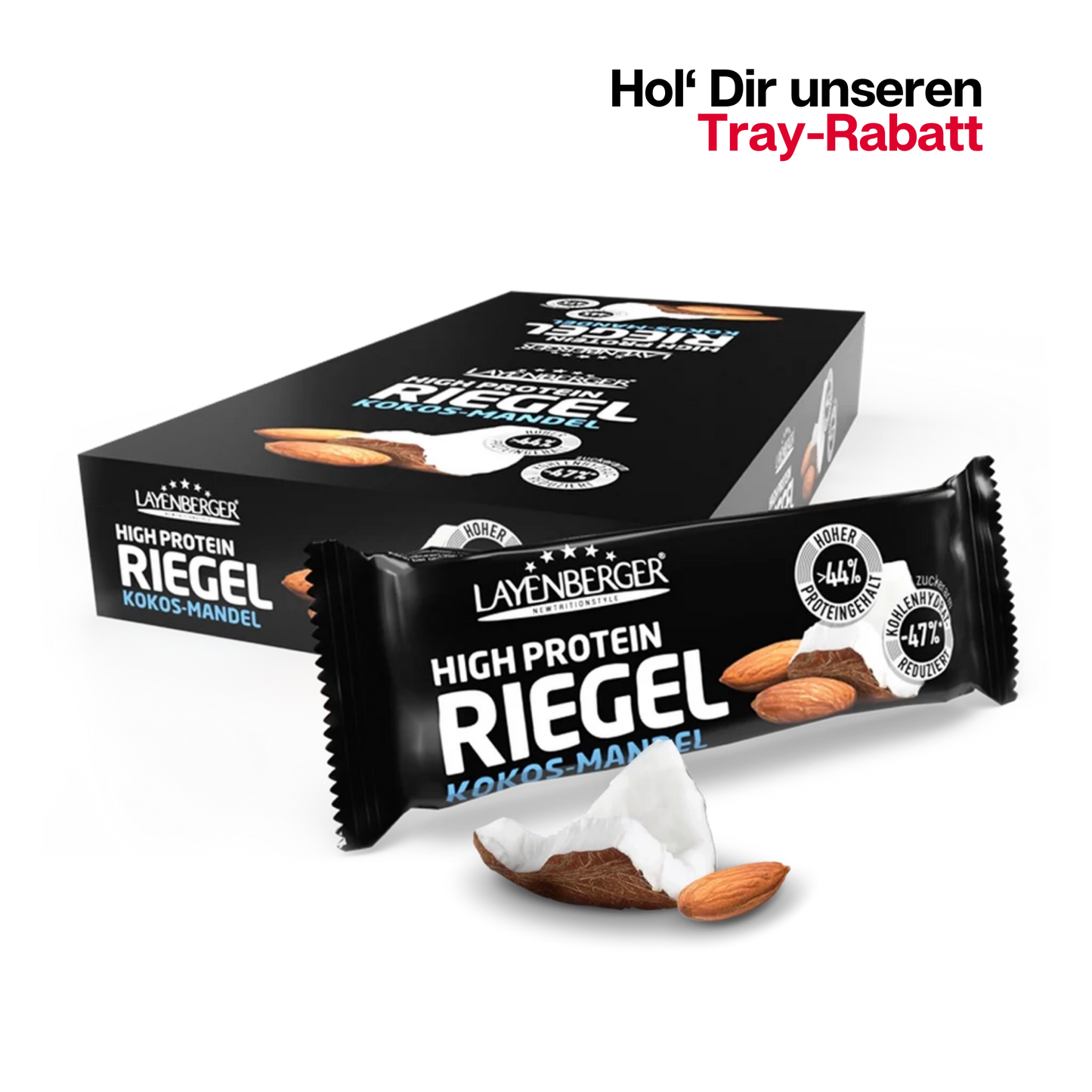 HIGH PROTEIN RIEGEL Kokos-Mandel