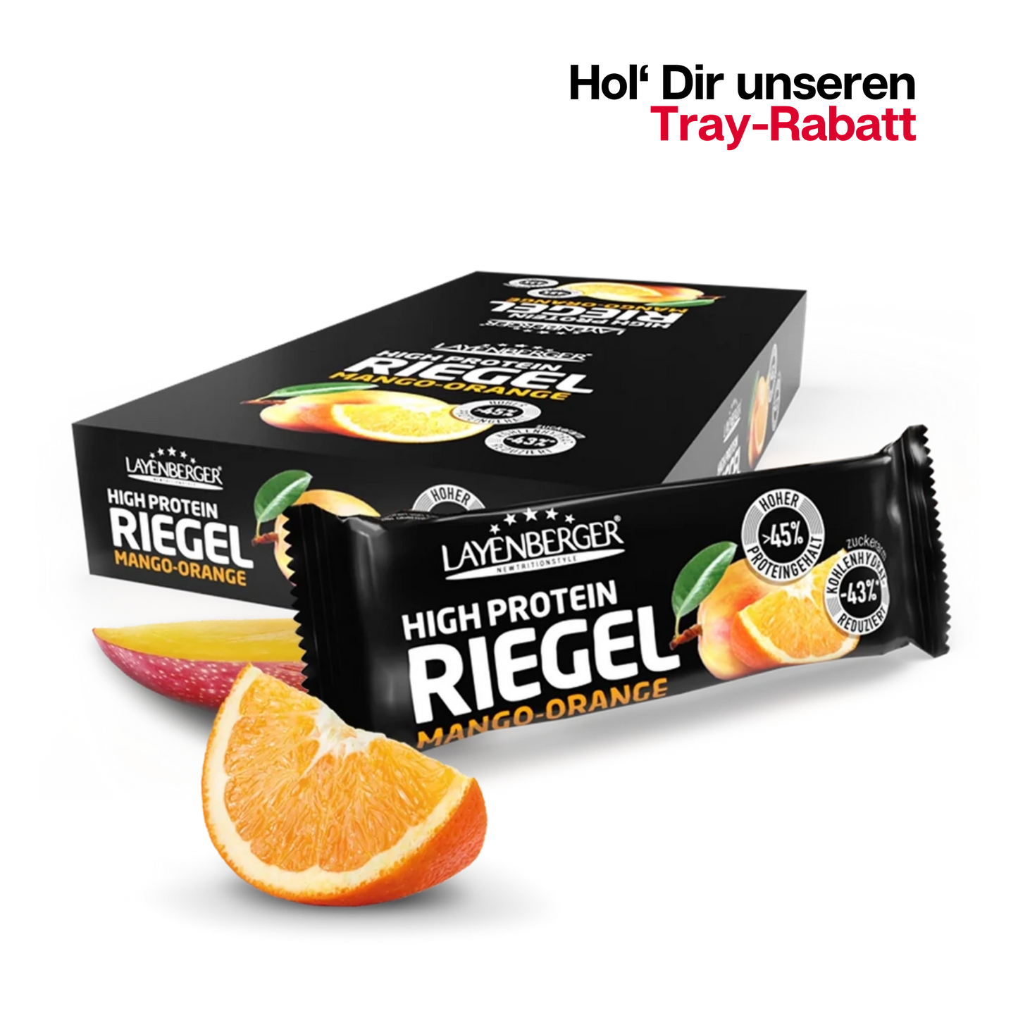 HIGH PROTEIN RIEGEL Mango-Orange