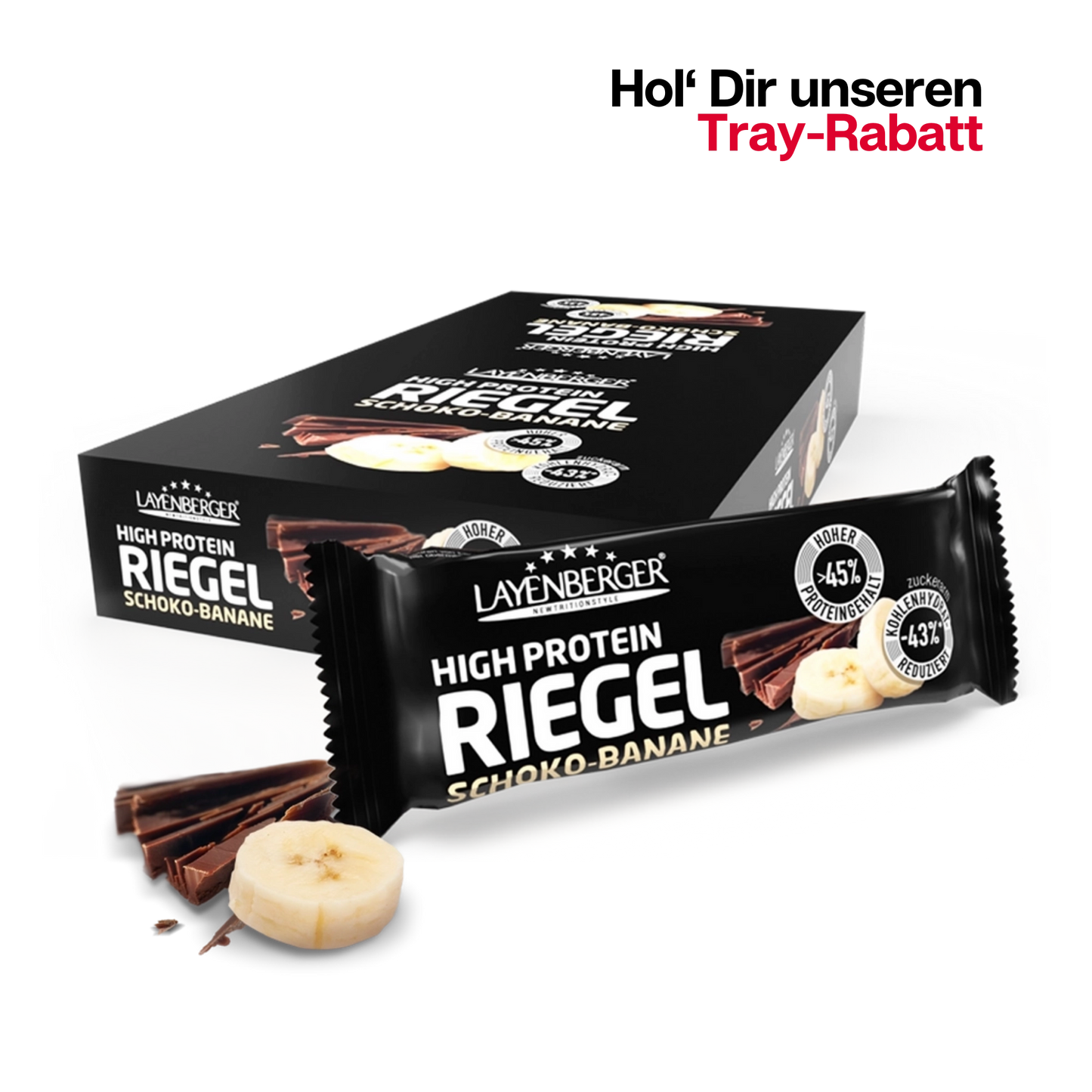 HIGH PROTEIN RIEGEL Schoko-Banane