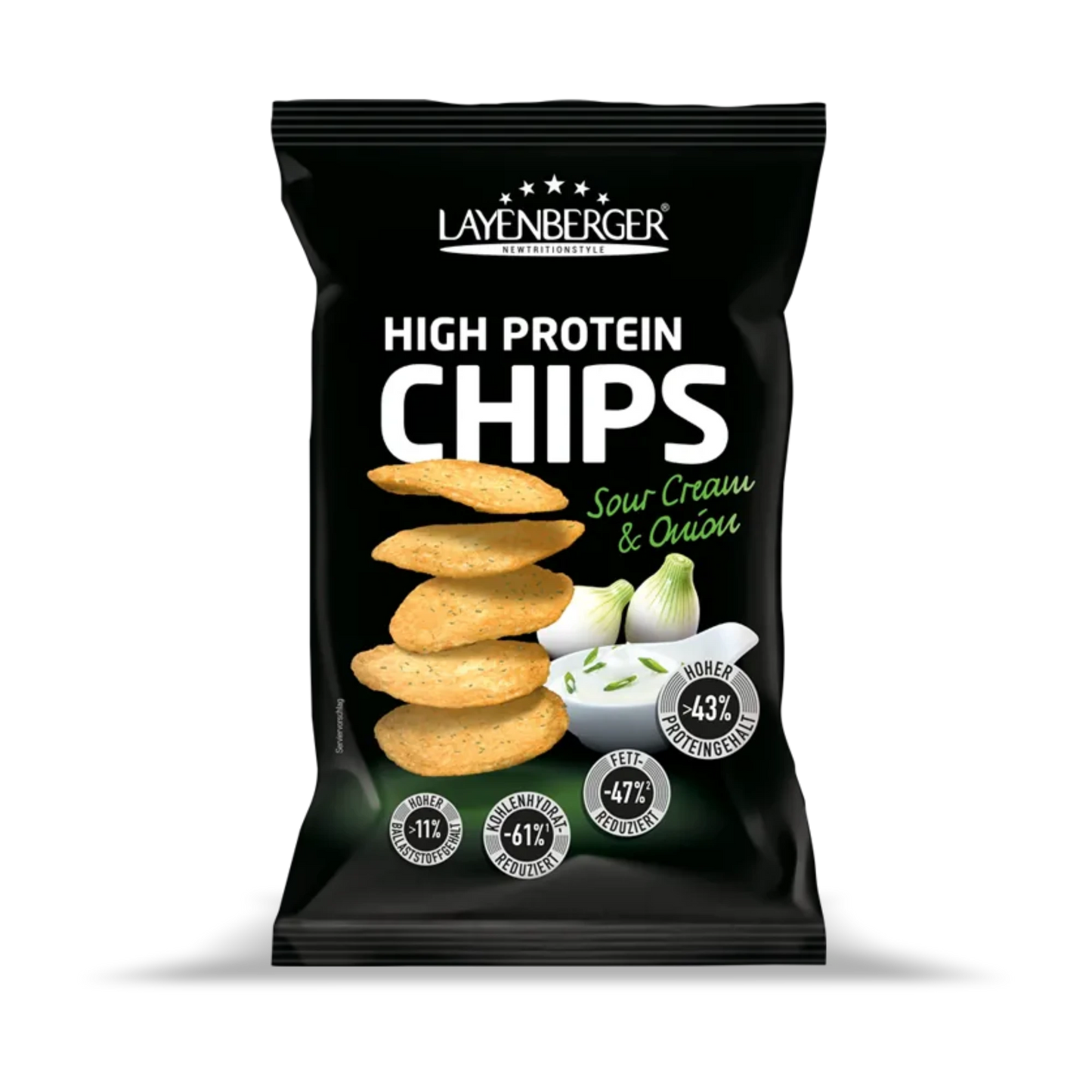 HIGH PROTEIN CHIPS Sour Cream & Onion 5er Karton