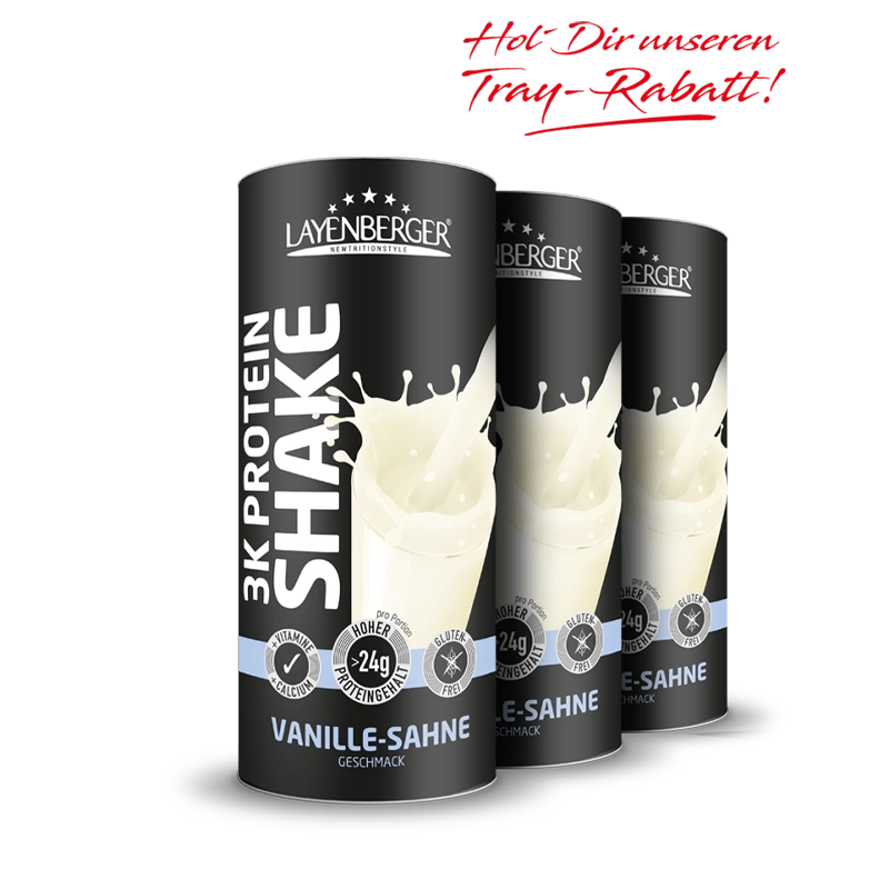 Layenberger 3K Protein Shake Vanille Sahne Tray