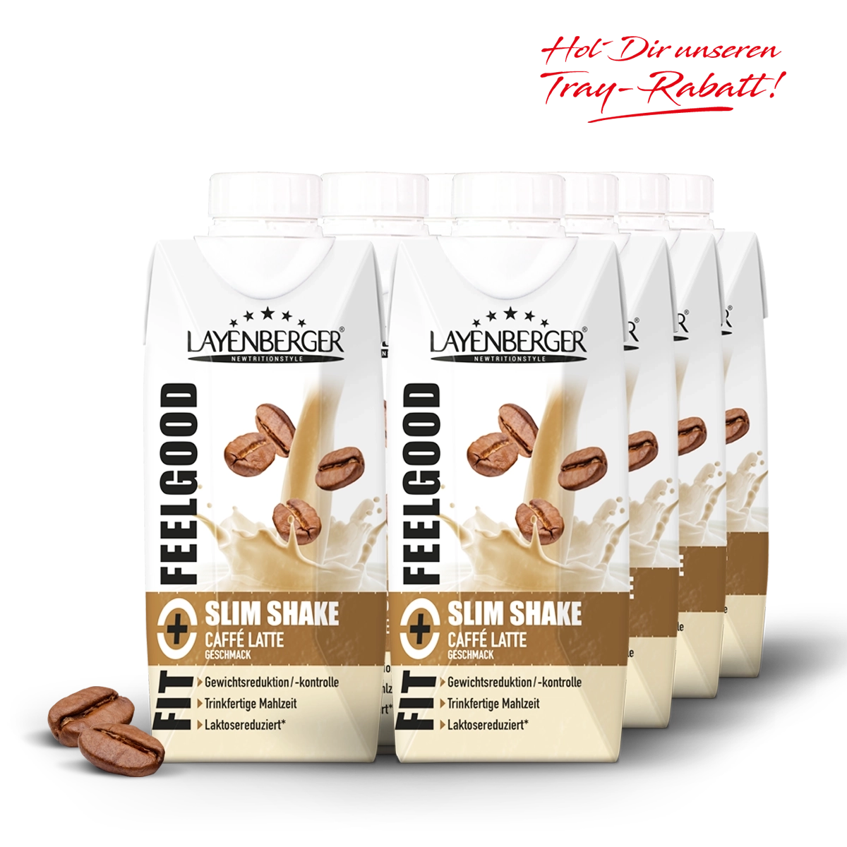 Fit&FeelGood Slim Shake Tetra Caffe Latte Tray