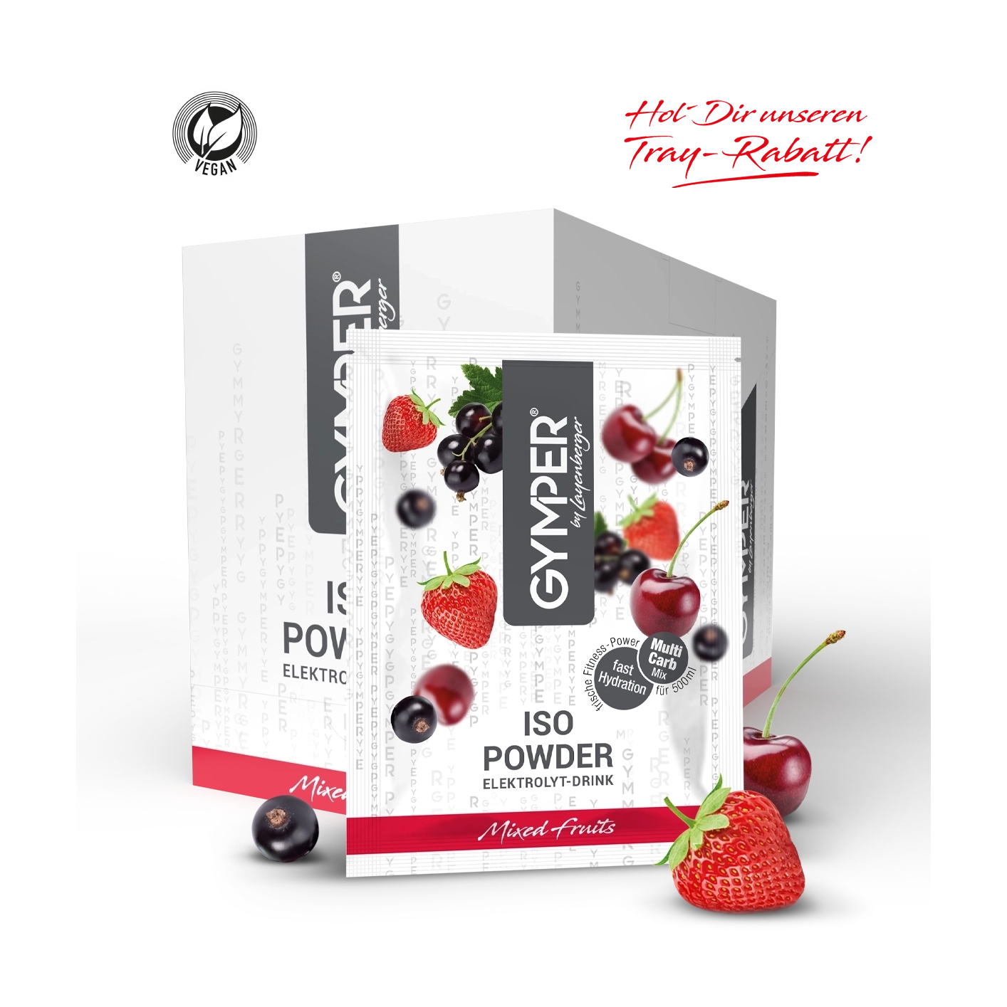 Layenberger Gymper Iso Powder Elektrolyt Mixed Fruits Tray