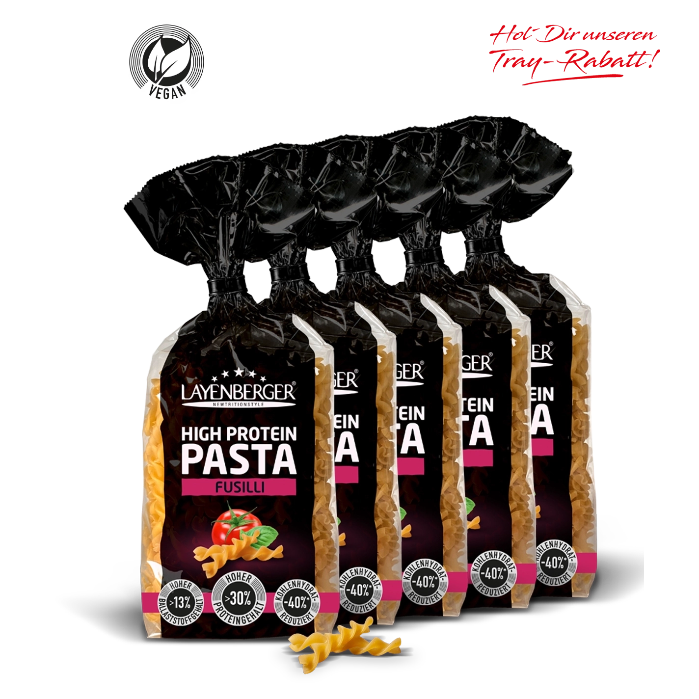 Layenberger High Protein Pasta Fusilli Tray