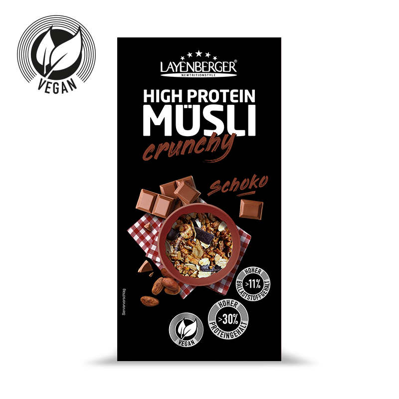 Layenberger High Protein Crunchy Müsli Schokolade