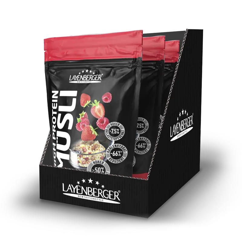 3K PROTEIN MÜSLI Rote Beeren Mix 3er Karton – LAYENBERGER Nutrition ... 3K PROTEIN MÜSLI Rote Beeren Mix 3er Karton – LAYENBERGER Nutrition ...