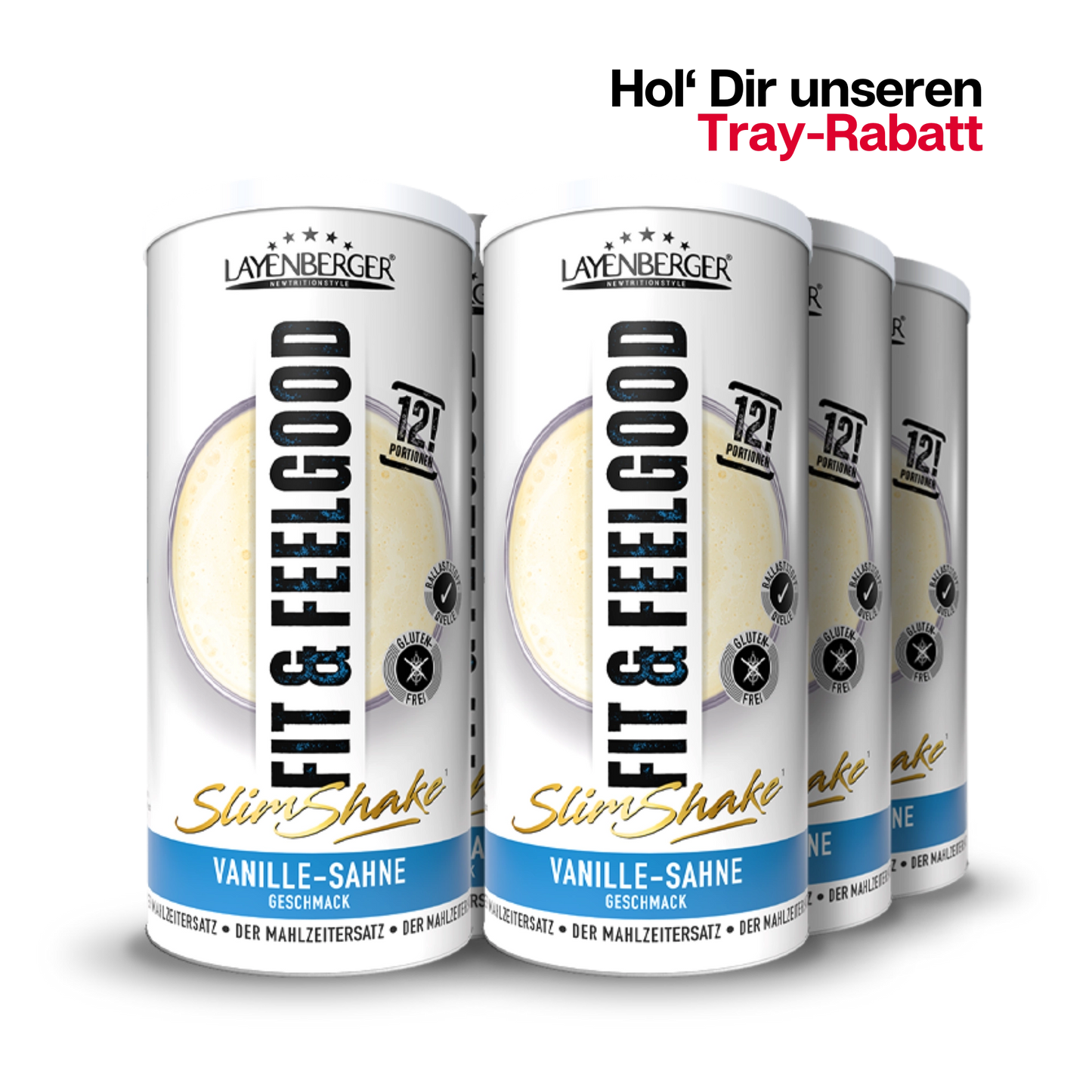 SLIM SHAKE POWDER Vanille-Sahne