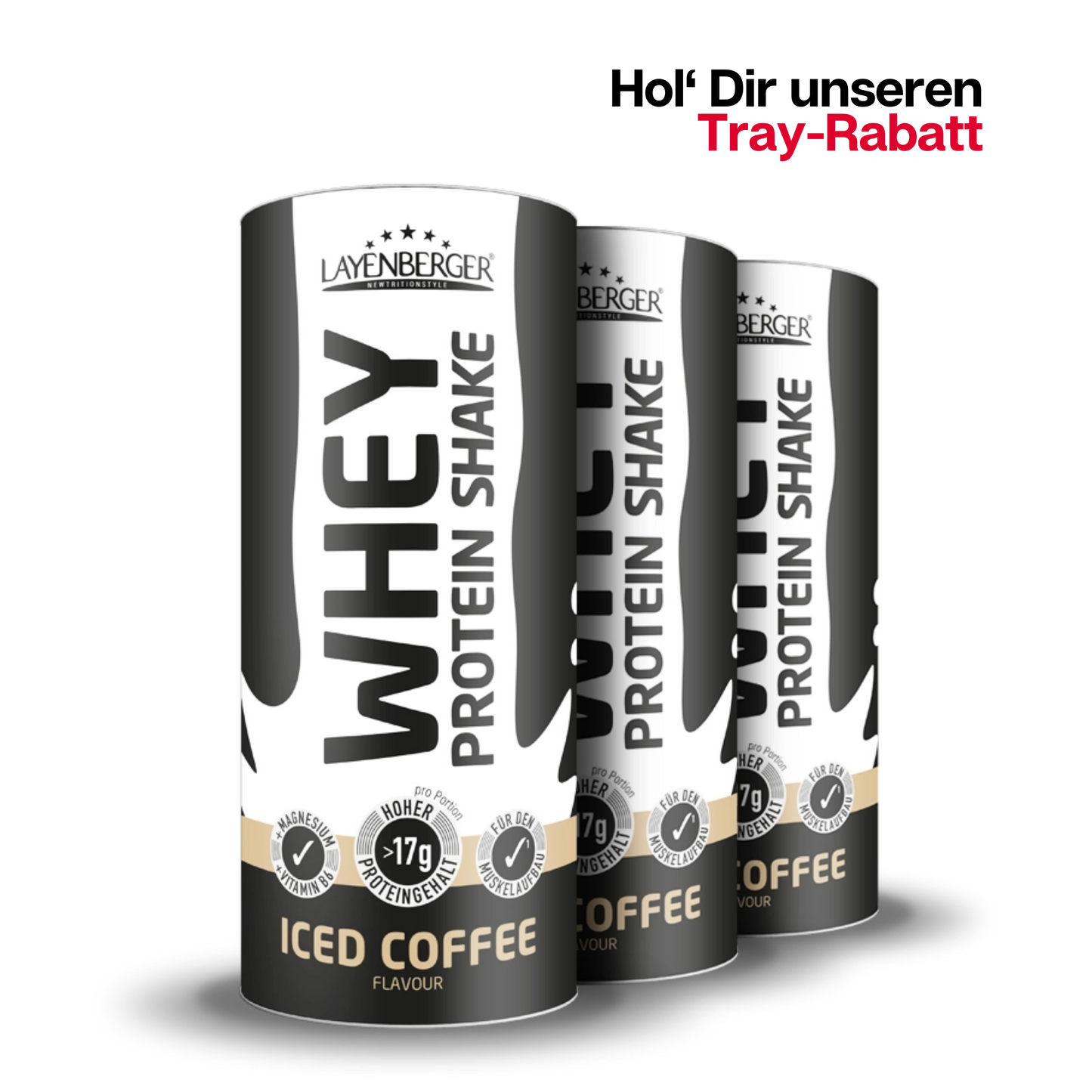 WHEY PROTEIN SHAKE Iced Coffee