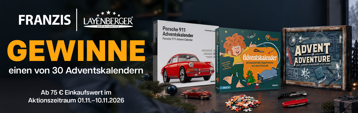 Gewinne einen von 30 Adventskalendern
