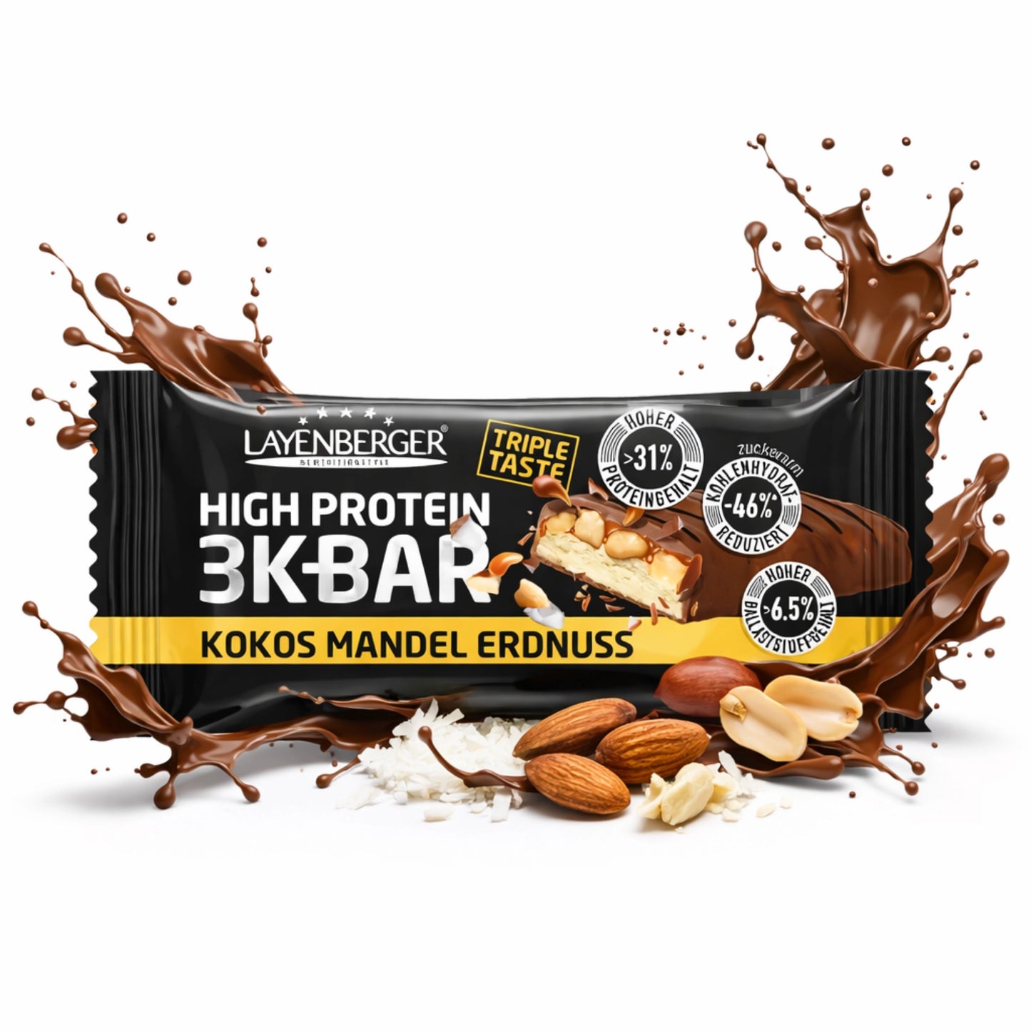 3K BAR TRIPLE TASTE Peanut Almond Coconut
