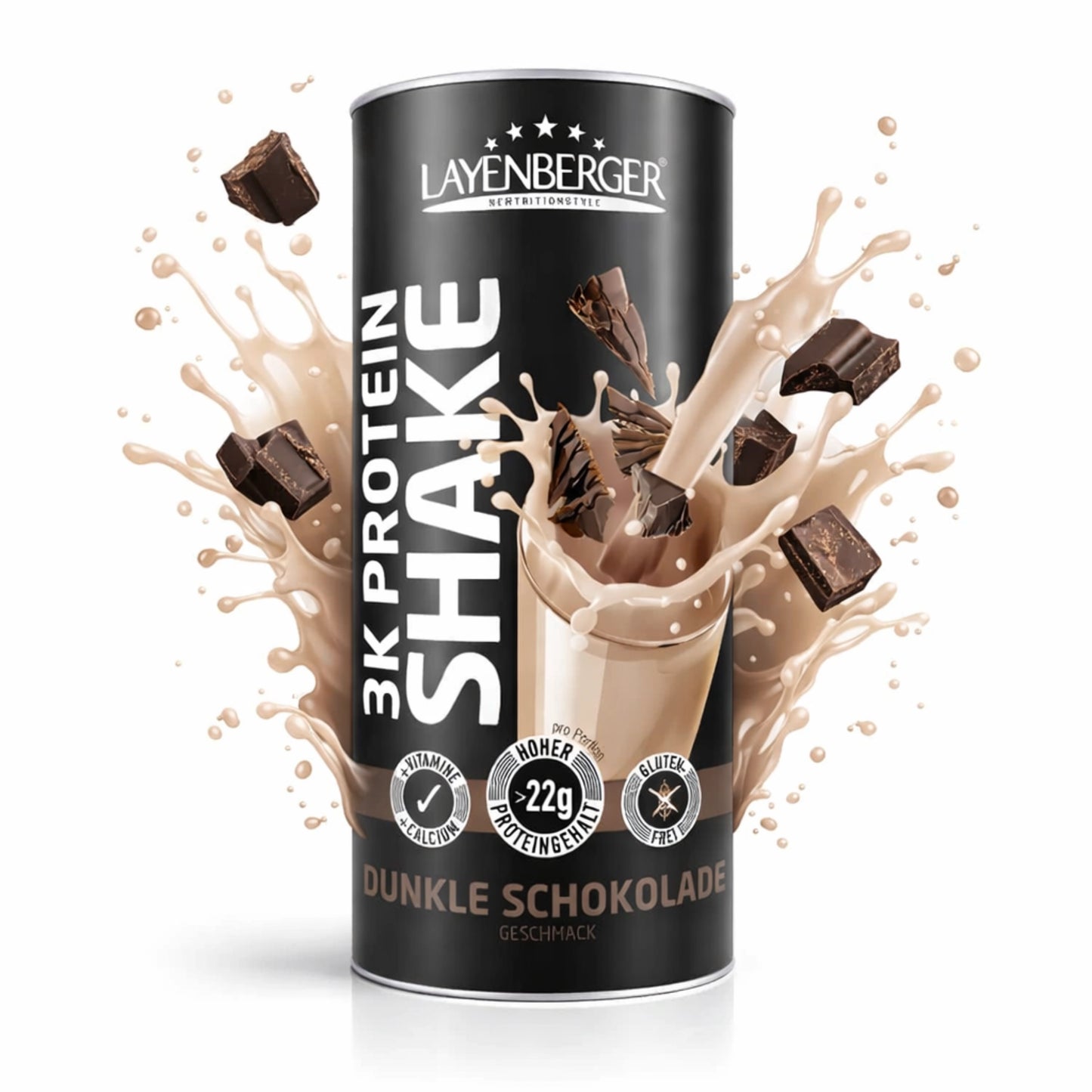 3K PROTEIN SHAKE Dunkle-Schokolade