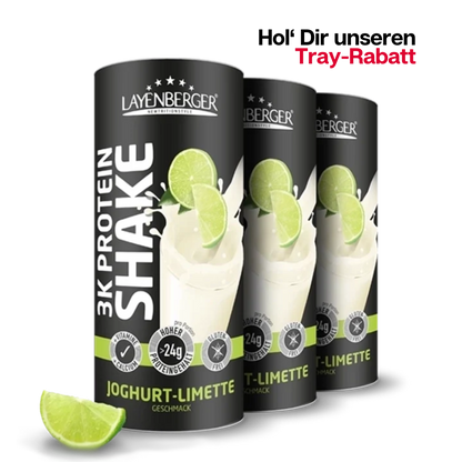 3K PROTEIN SHAKE Joghurt Limette 3er Karton