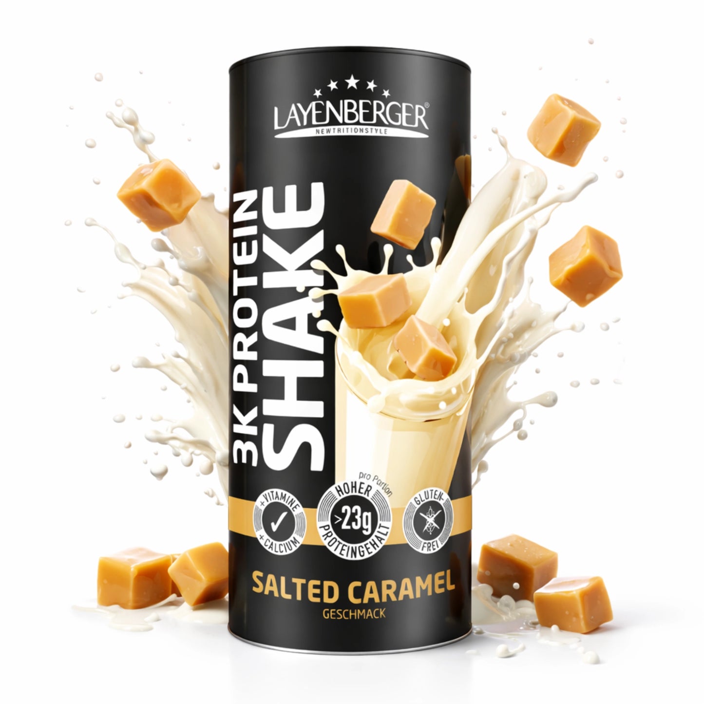 3K PROTEIN SHAKE Salted Caramel 3er Karton