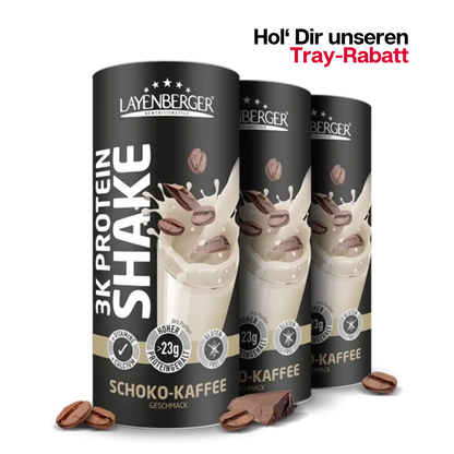 3K PROTEIN SHAKE Schoko Kaffee 3er Karton