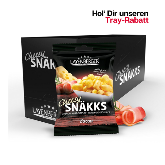 CHEESY SNÄKKS Bacon 10er Karton