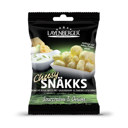 CHEESY SNÄKKS Sourcream &amp; Onion box of 10