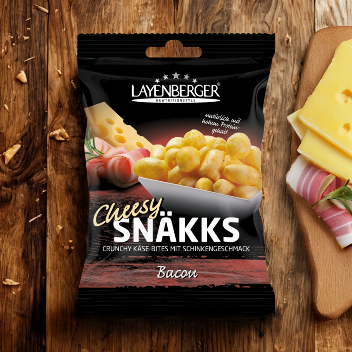 CHEESY SNÄKKS Bacon 10er Karton