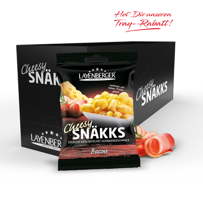 CHEESY SNÄKKS Bacon 10er Karton