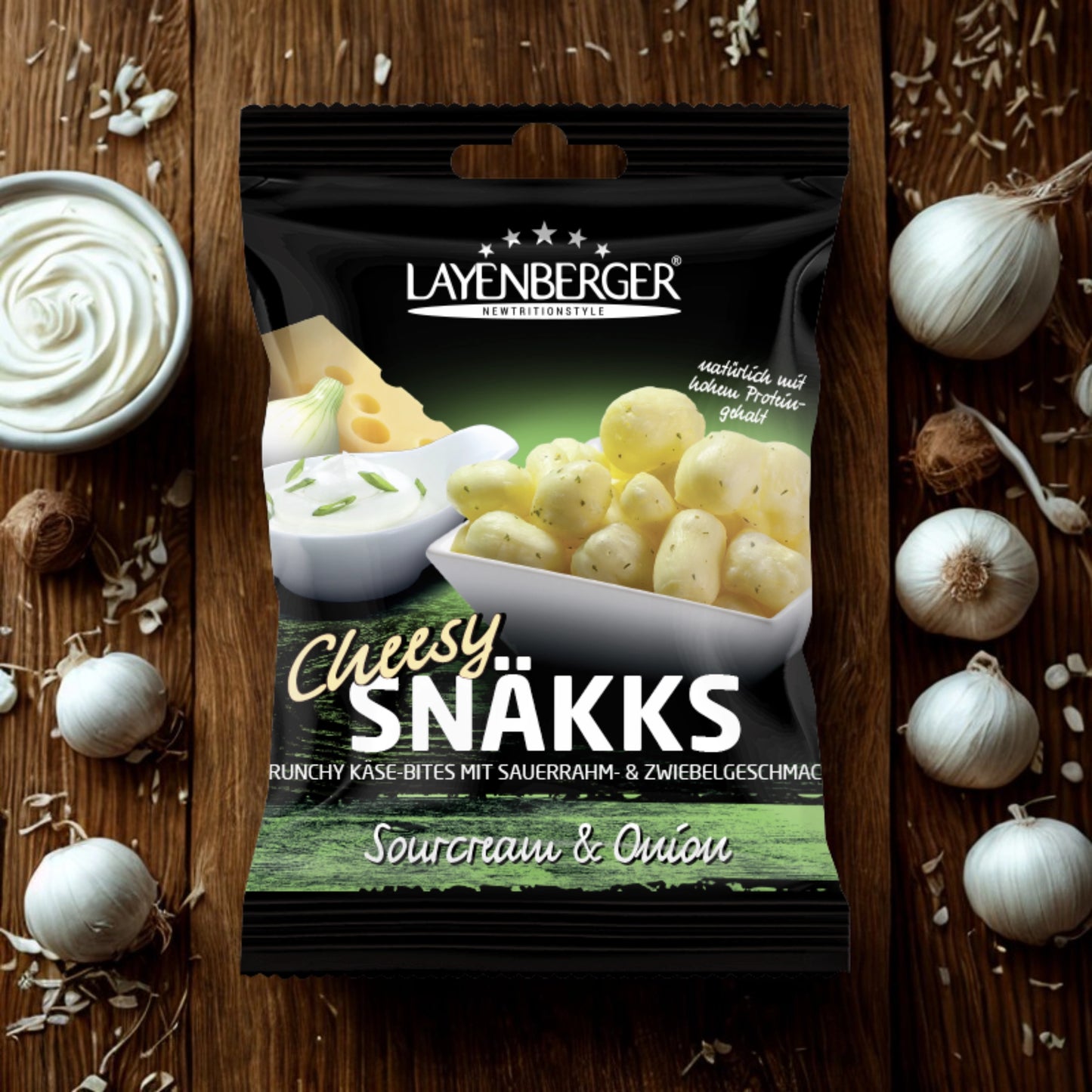 CHEESY SNÄKKS Sourcream & Onion 10er Karton
