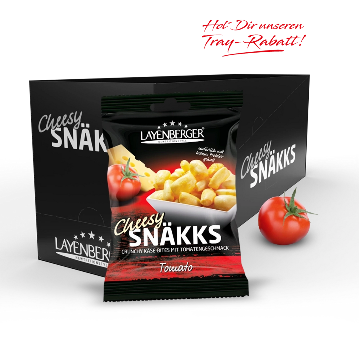 CHEESY SNÄKKS Tomato 10er Karton
