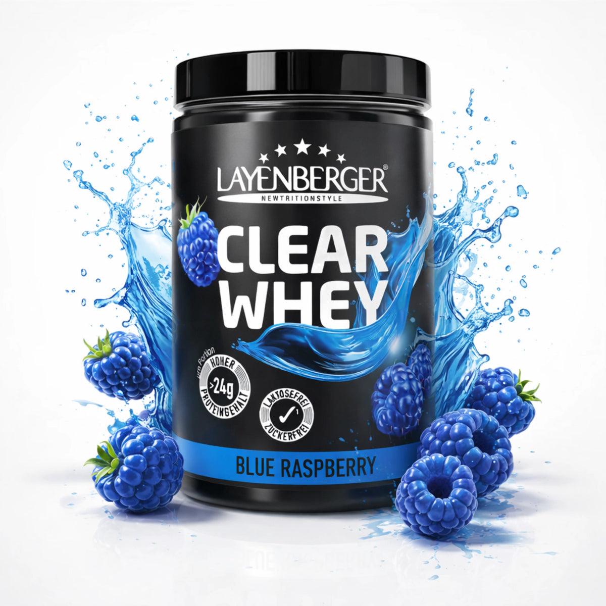 Blue Lab Whey Raspberry CLEAR WHEY Blue Raspberry – LAYENBERGER Nutrition Group GmbH