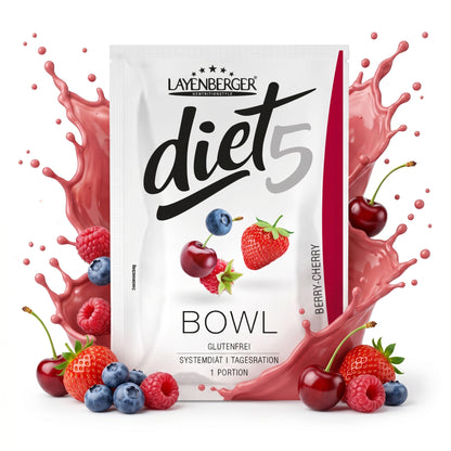 DIET5 BOWL 5-Pack Daily Ration Cherry Berry