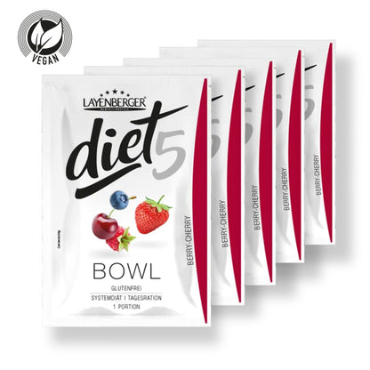 DIET5 BOWL 5-Pack Daily Ration Cherry Berry