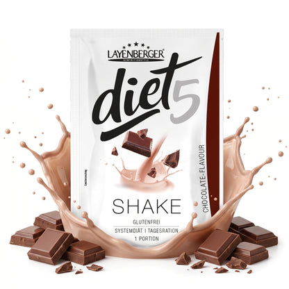 DIET5 SHAKE PULVER 5er Tagesration Chocolate