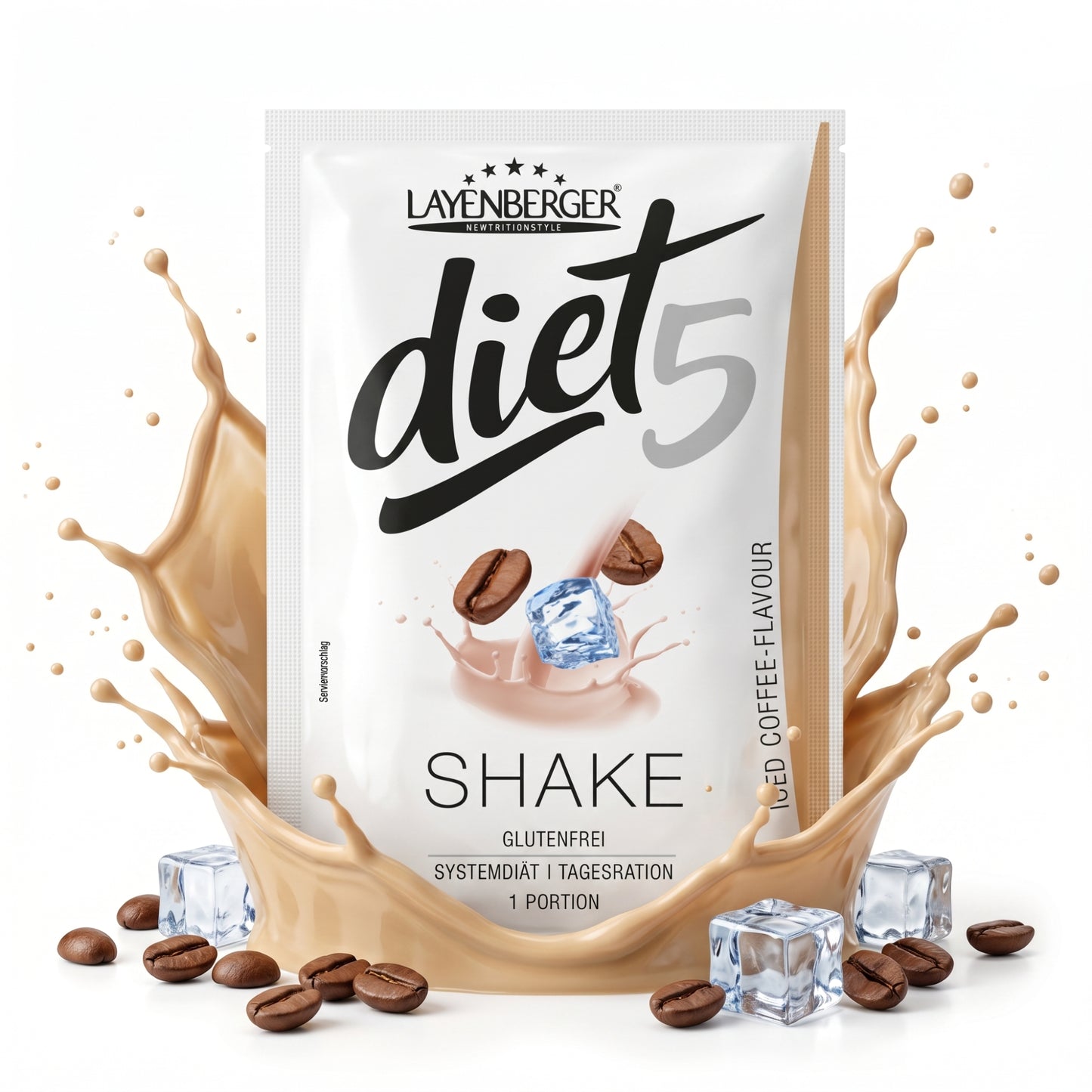 DIET5 SHAKE PULVER 5er Tagesration Iced Coffee