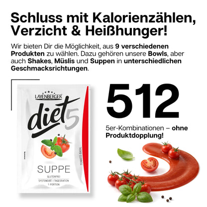 DIET5 SUPPE Tomato Basil