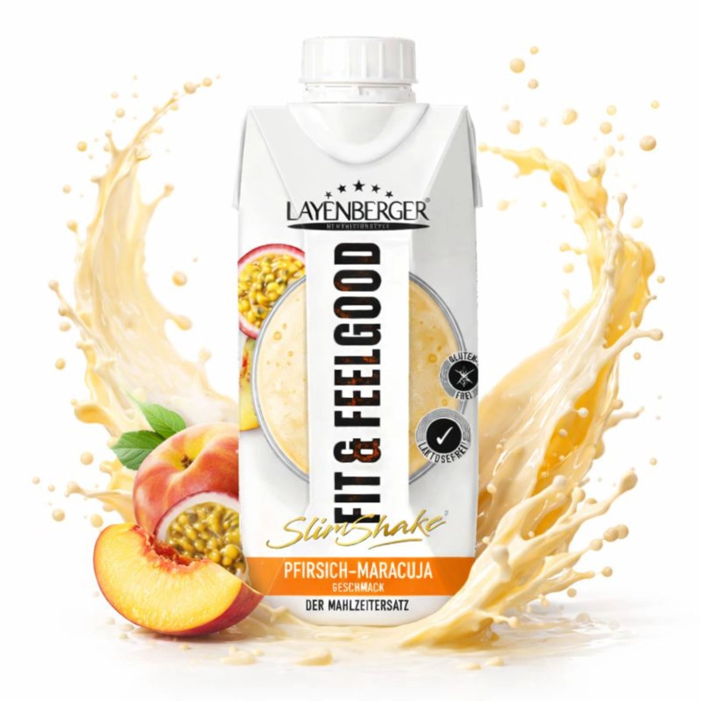 SLIM SHAKE FIXFERTIG Pfirsich-Maracuja 8er Karton