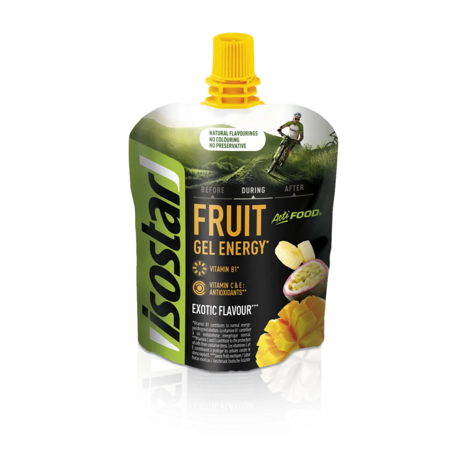 ISOSTAR ENERGY FRUIT GEL Exotic box of 24