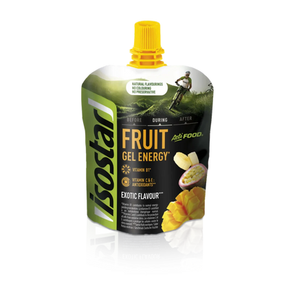 ISOSTAR ENERGY FRUIT GEL Exotic box of 24