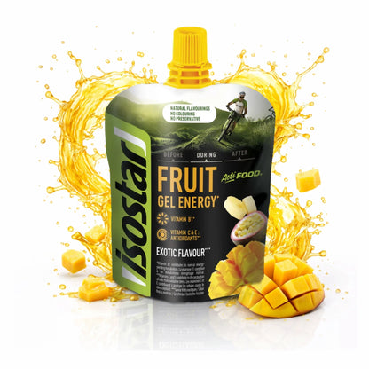 ISOSTAR ENERGY FRUIT GEL Exotic box of 24
