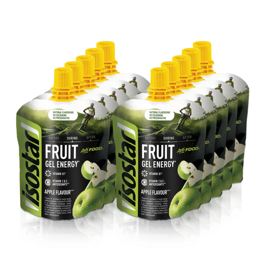ISOSTAR ENERGY FRUIT GEL Apple 24er Karton