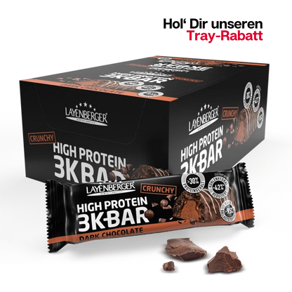 3K PROTEIN BAR CRUNCHY Dark Chocolate