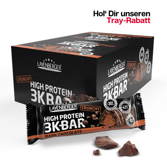 3K PROTEIN BAR CRUNCHY Dark Chocolate 15er Karton