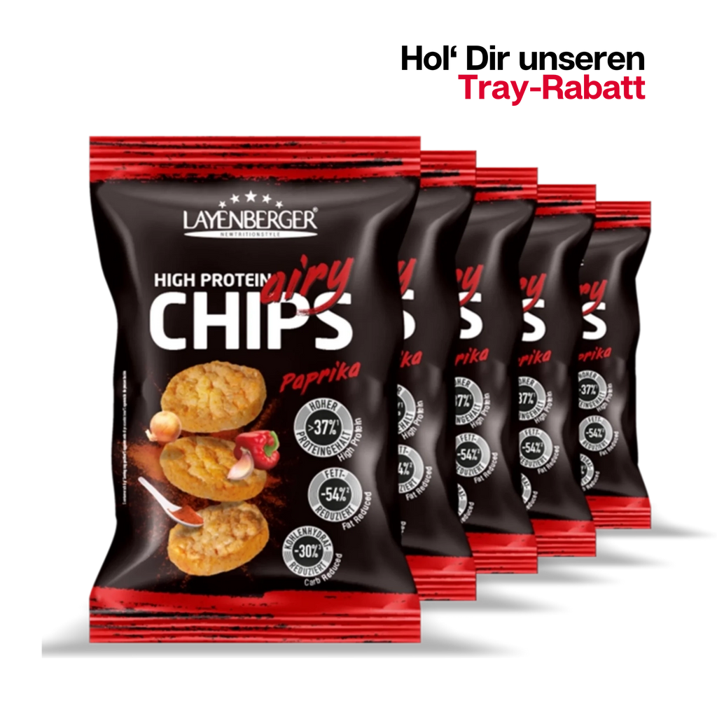 HIGH PROTEIN AIRY CHIPS peppers box of 5