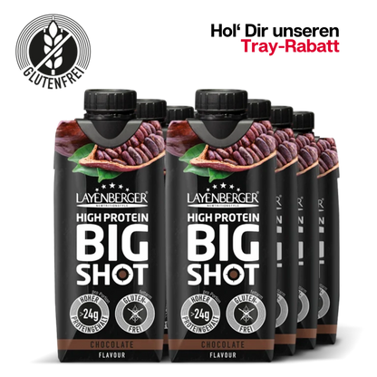 High Protein Big Shot Chocolate 8er Tray