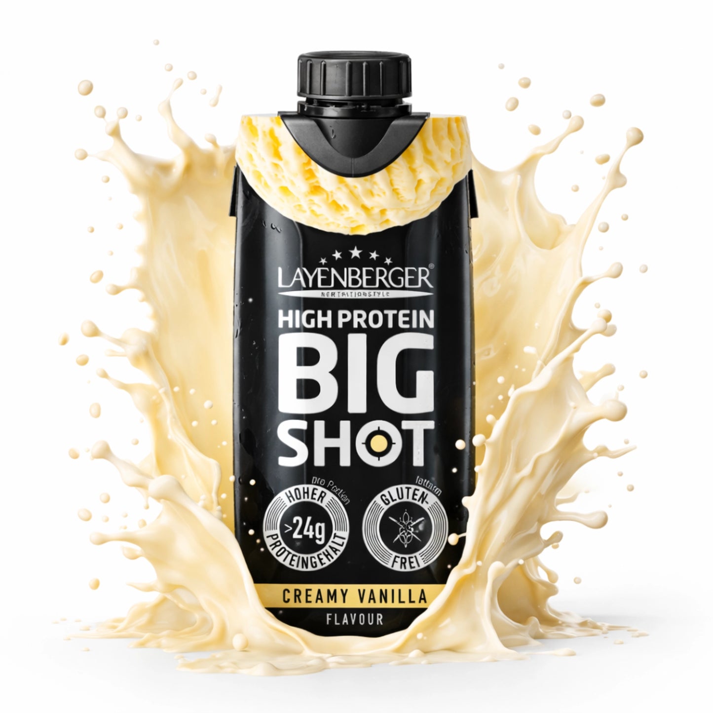 High Protein Big Shot Creamy Vanilla 8er Tray