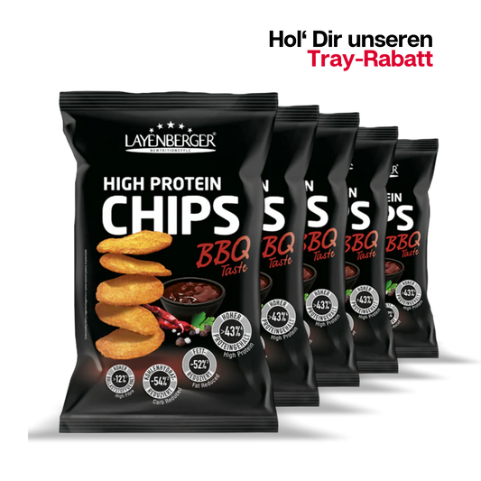 HIGH PROTEIN CHIPS BBQ 5er Karton