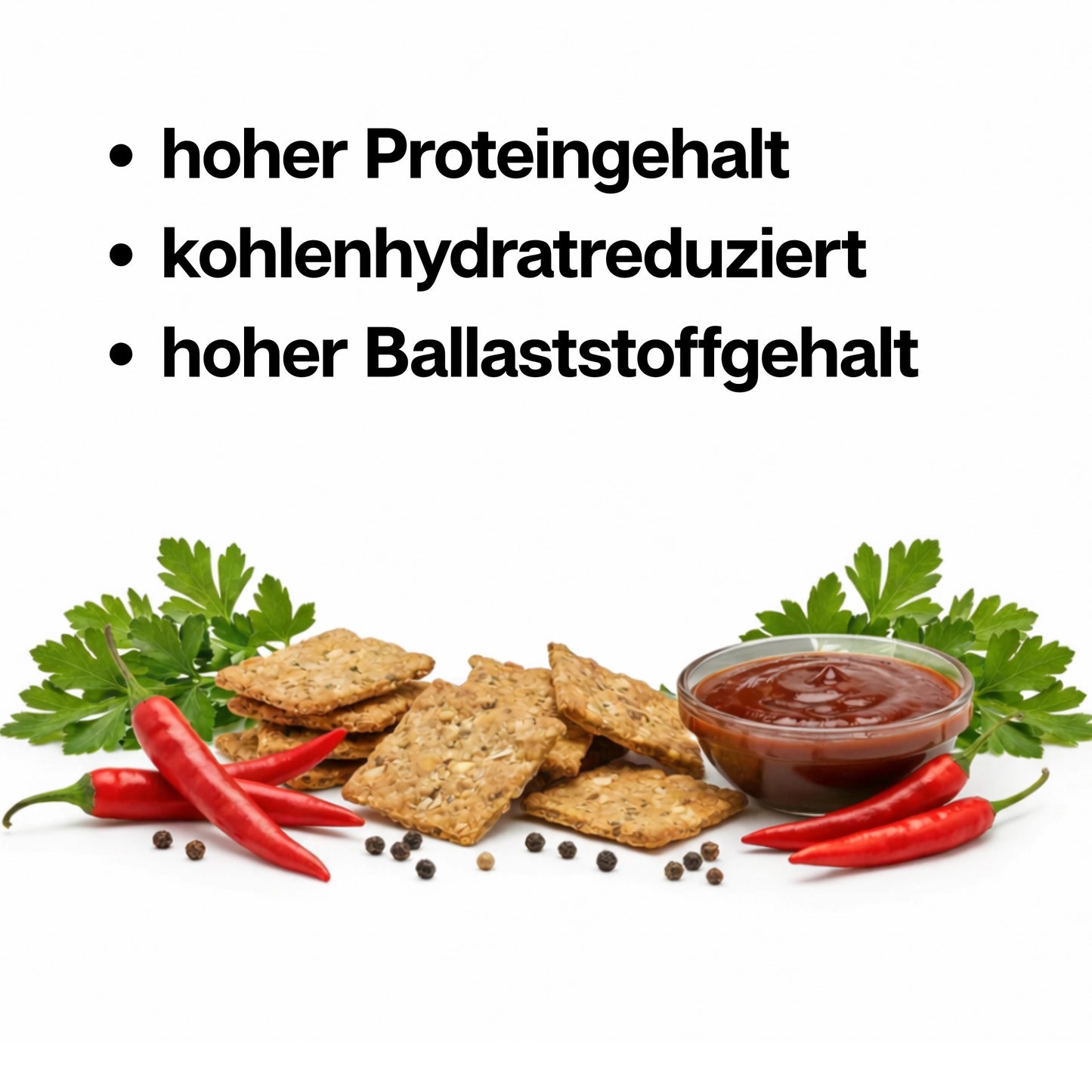 HIGH PROTEIN CRÄKKER BBQ 8er Karton