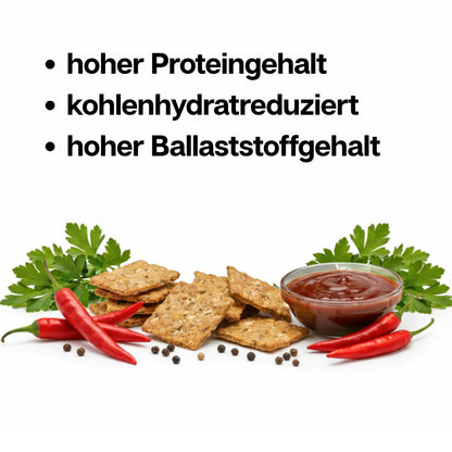 HIGH PROTEIN CRÄKKER BBQ 8er Karton