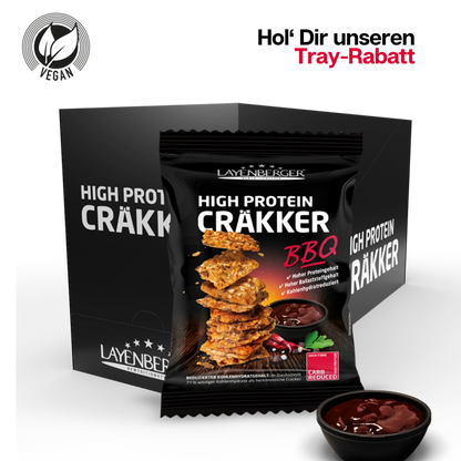 HIGH PROTEIN CRÄKKER BBQ 8er Karton